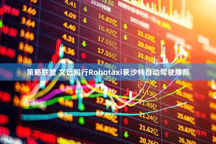 策略联盟 文远知行Robotaxi获沙特自动驾驶牌照