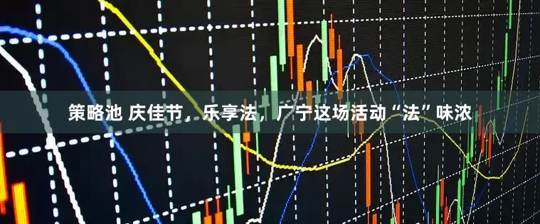 策略池 庆佳节，乐享法，广宁这场活动“法”味浓